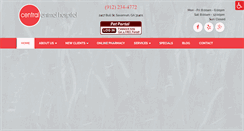 Desktop Screenshot of centralanimalhospitalsav.com